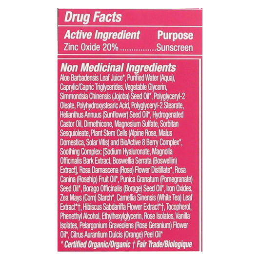 Andalou Naturals Color Plus Correct SPF 30 Nude Mineral Sunscreen 2 Oz