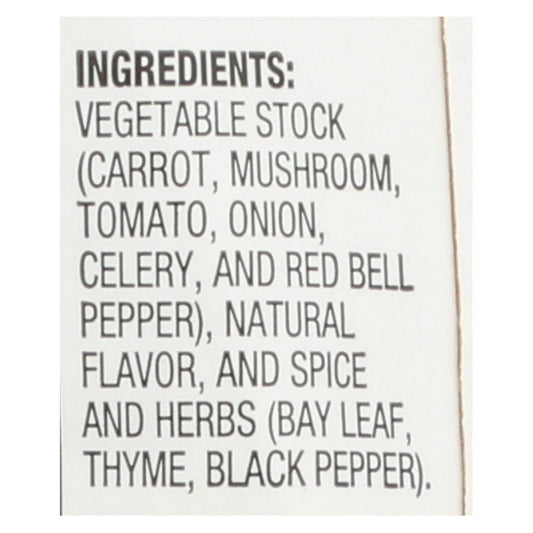 Kitchen Basics Vegetable Stock - Case of 12 - 8.25 Fl. Oz. Bottles