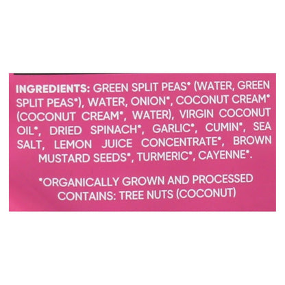 Maya Kaimal Organic Everyday Dal: Green Split Pea Spinach Coconut (Pack of 6 - 10 Oz.)