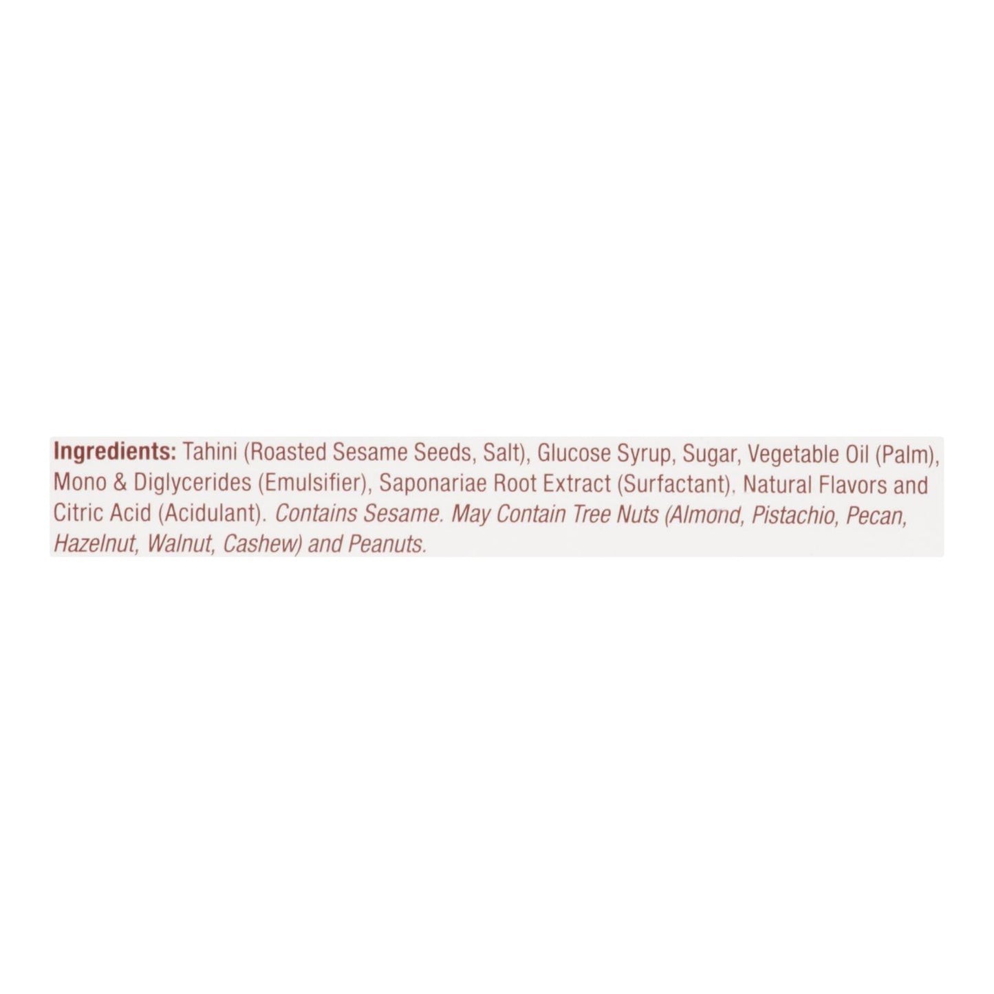 Mighty Sesame Tahini Bar, Vanilla Flavor, 6/3.8 oz (Case of 8)