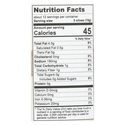 Divina Organic Kalamata Olives, 6.35 Oz., Pack of 6