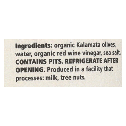 Divina Organic Kalamata Olives, 6.35 Oz., Pack of 6