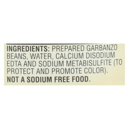 Kuner No Salt Added Garbanzo Beans, 15 Oz., Case of 12