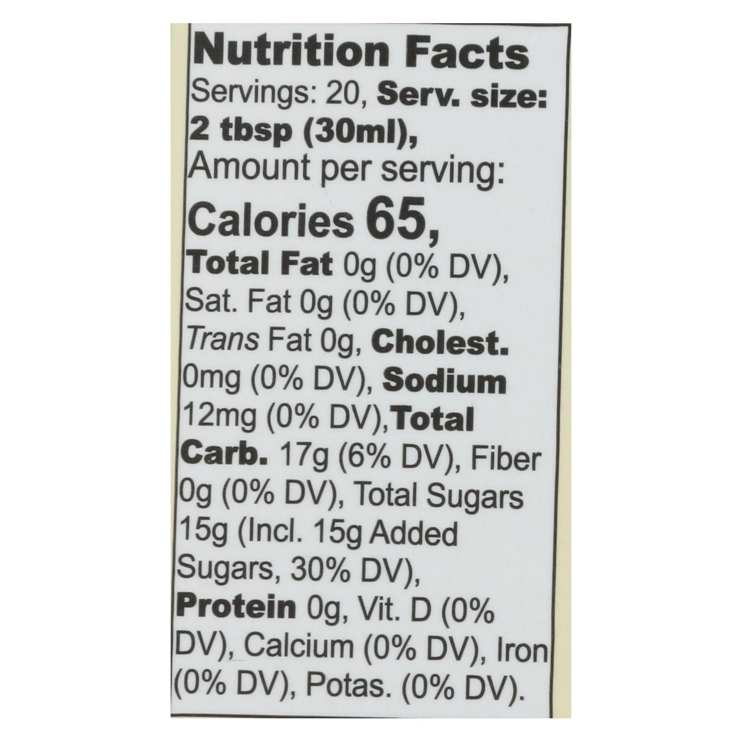 Wholesome Organic Pancake & Waffle Lite Syrup, 20 Fl Oz (Pack of 6)