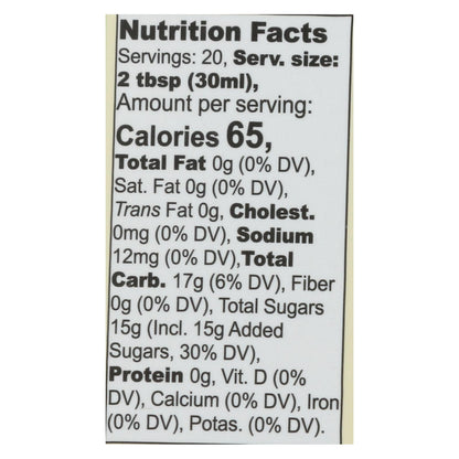 Wholesome Organic Pancake & Waffle Lite Syrup, 20 Fl Oz (Pack of 6)