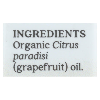 Aura Cacia Organic Grapefruit Essential Oil .25 Oz