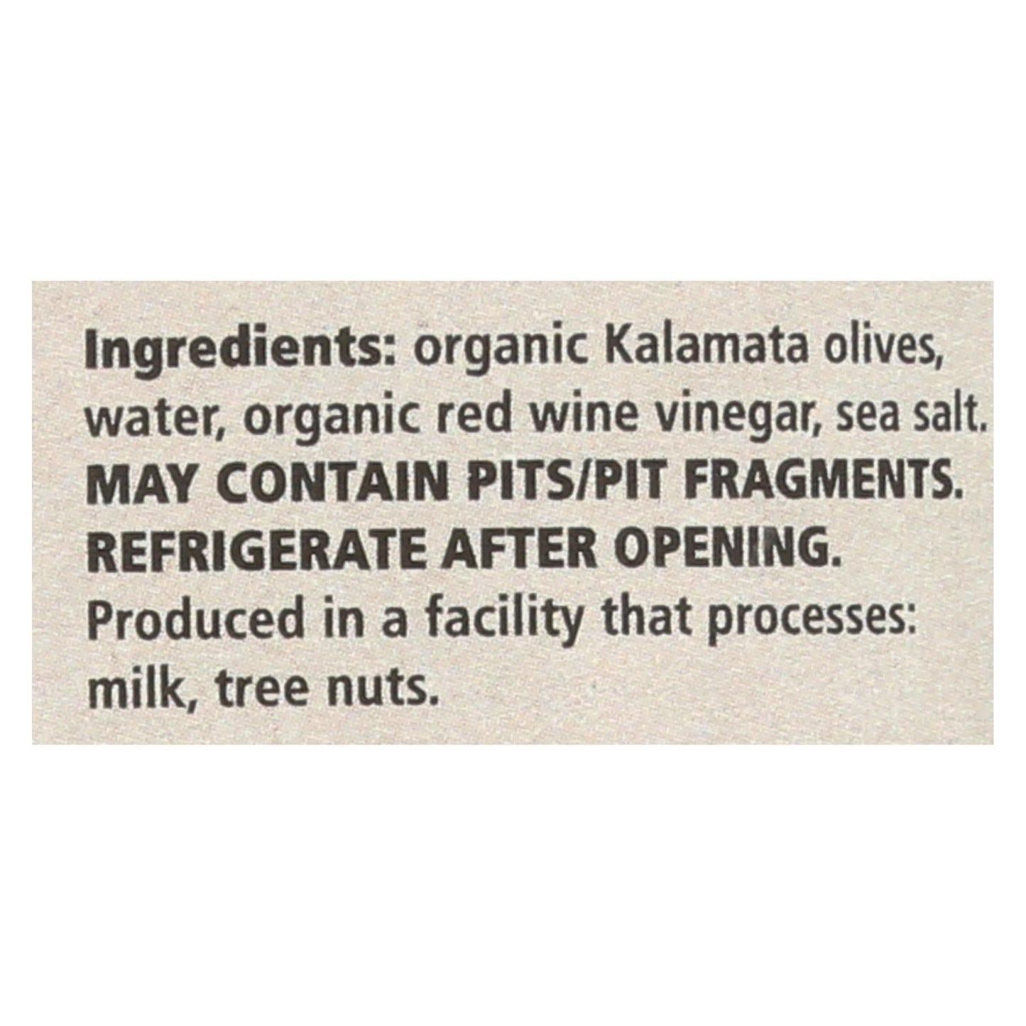 Divina Organic Pitted Kalamata Olives (6 x 6 Oz.)