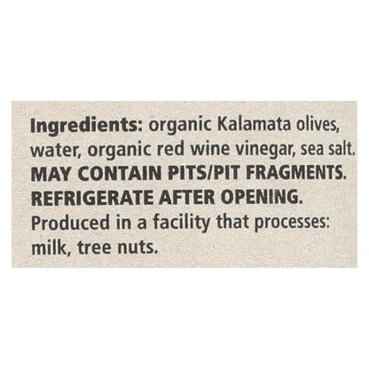 Divina Organic Pitted Kalamata Olives (6 x 6 Oz.)