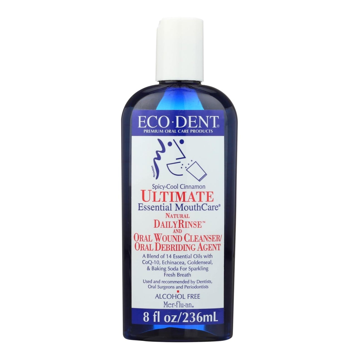 Eco-Dent Dailyrinse Mouth Rinse - Cinnamon Blast - 8 Fl. Oz.