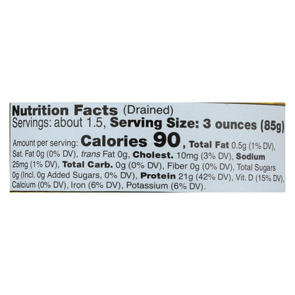 Sustainable Seas Chunk Light Tuna in Water, 5 Oz. Can (Pack of 12)