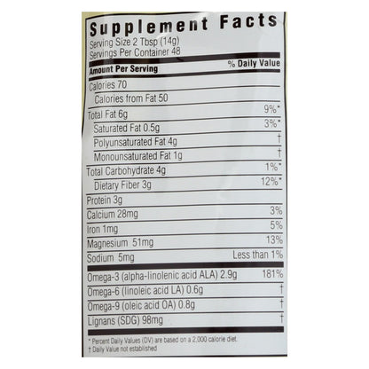 Spectrum Essentials Organic Premium Ground Flaxseed, 24 Ounce