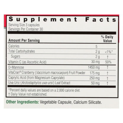 Nature's Answer UT Dietary Supplement, 90 Vegetarian Capsules