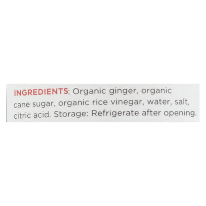 The Ginger People Organic Pickled Ginger - 6.7 Oz. Pack of 12