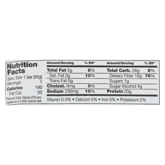 No Cow Plant-Based Protein Bars, Case of 12, 2.12 Oz Each