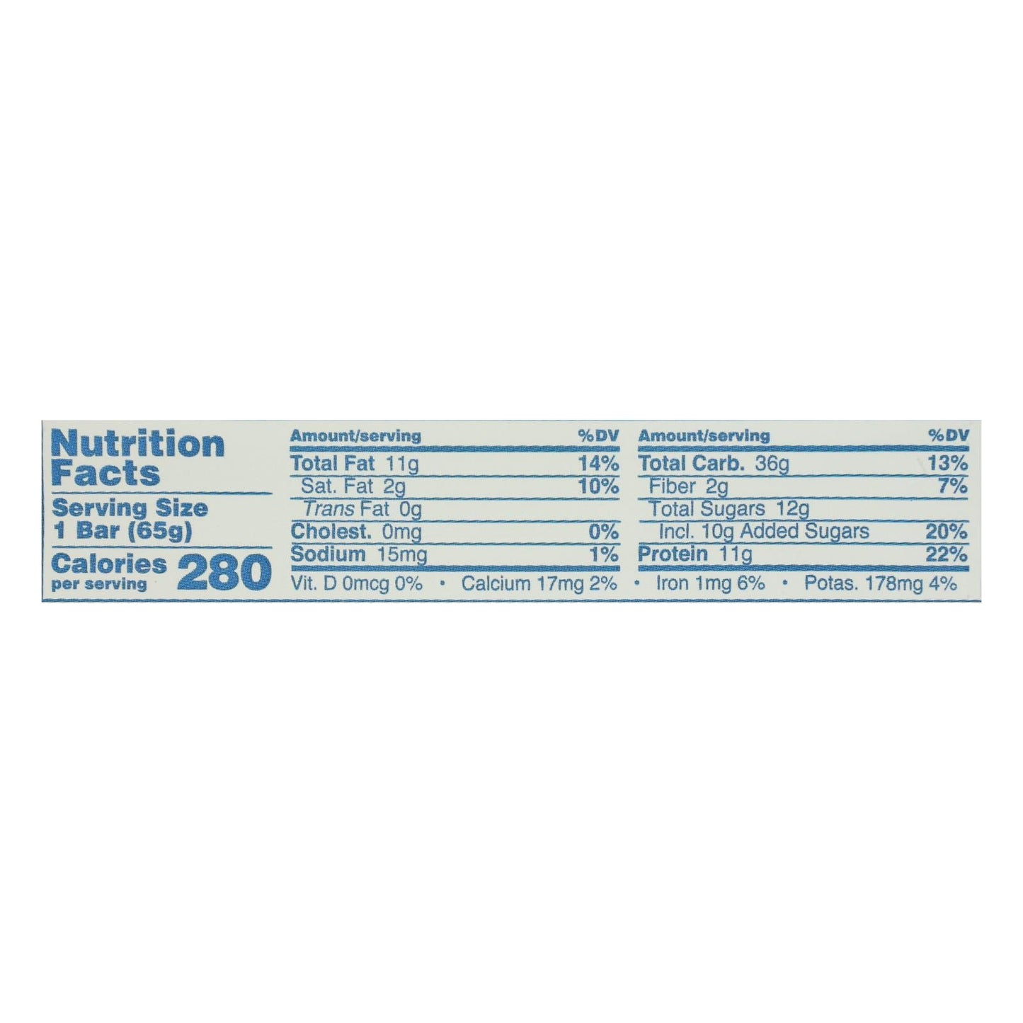 GoMacro MacroBar Organic Peanut Protein Bar, 2.3 oz., Pack of 12