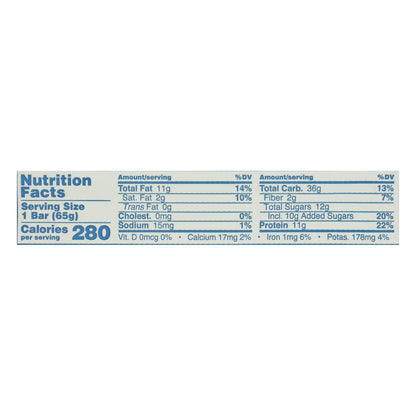 GoMacro MacroBar Organic Peanut Protein Bar, 2.3 oz., Pack of 12