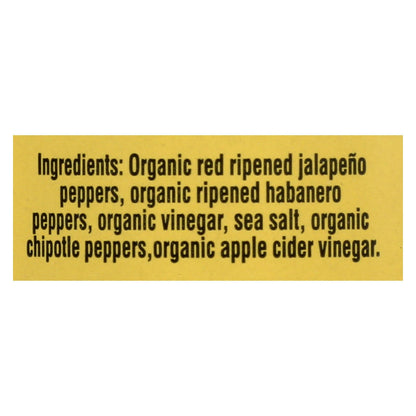 Organic Harvest Chipotle Habanero Pepper Sauce (Pack of 12 - 5 Oz.)