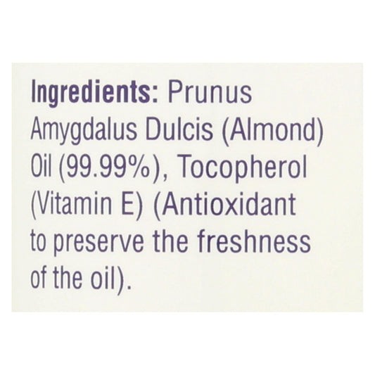 Heritage Products Sweet Almond Oil for Silky-Soft Skin and Healthy Hair - 8 Fl Oz
