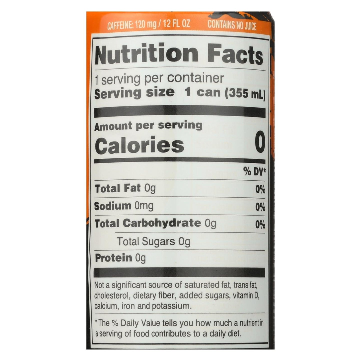 Zevia Zero Calorie Mango Ginger Energy Drink - 12 Fl Oz (Case of 12)