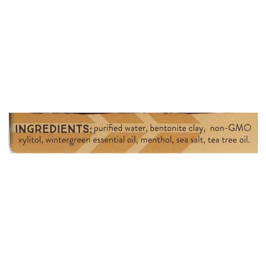 Redmond Trading Company Earthpaste Natural Toothpaste Wintergreen (4 Oz.) - Fluoride Free & SLS Free