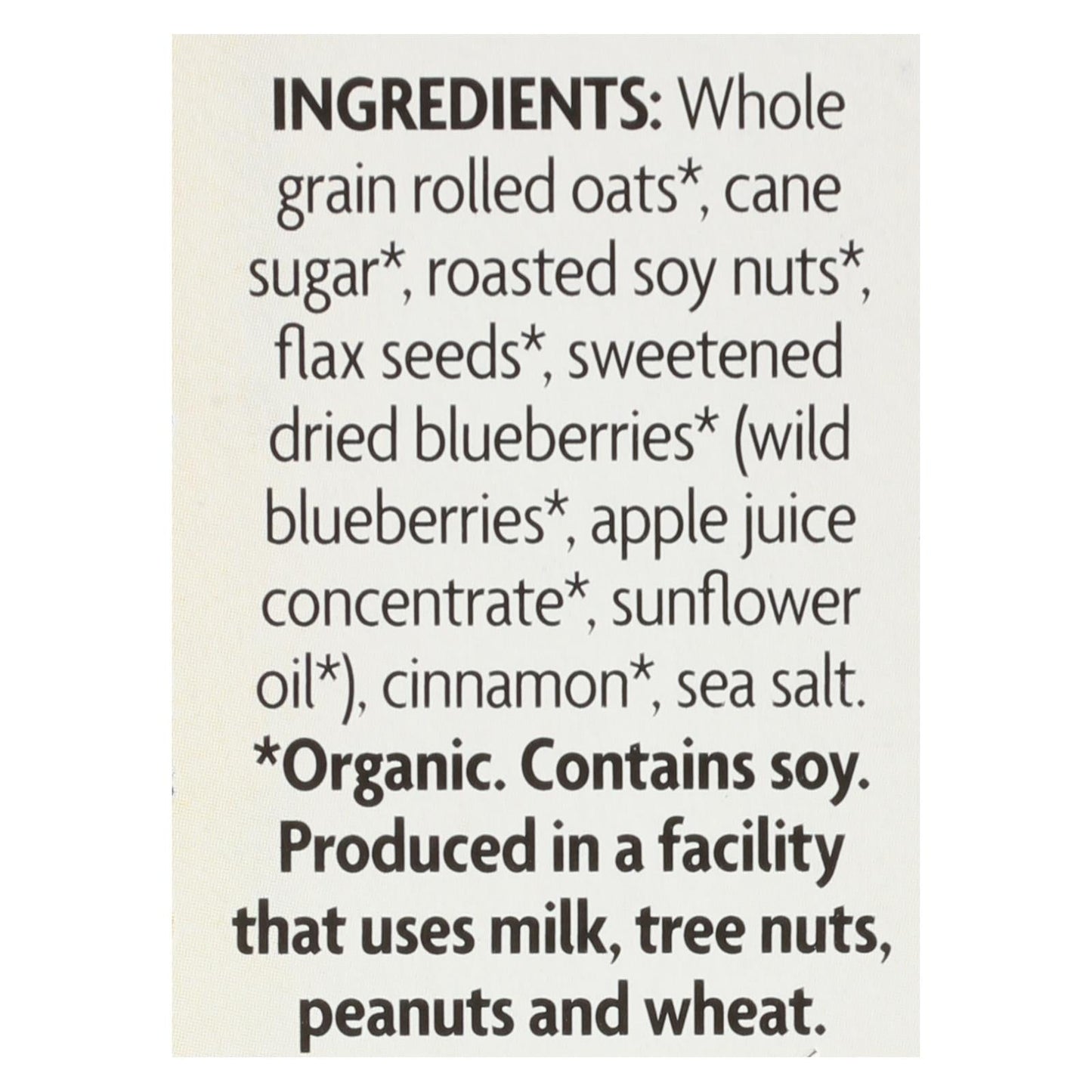 Nature's Path Organic Optimum Power Flax Cereal - Blueberry Cinnamon (Pack of 6 - 11.2 Oz. Per Box)