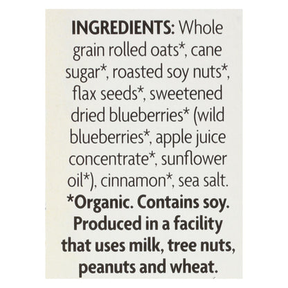 Nature's Path Organic Optimum Power Flax Cereal - Blueberry Cinnamon (Pack of 6 - 11.2 Oz. Per Box)