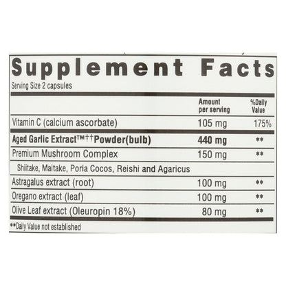 Kyolic Aged Garlic Extract, Immune Formula 103, 200 Capsules.
