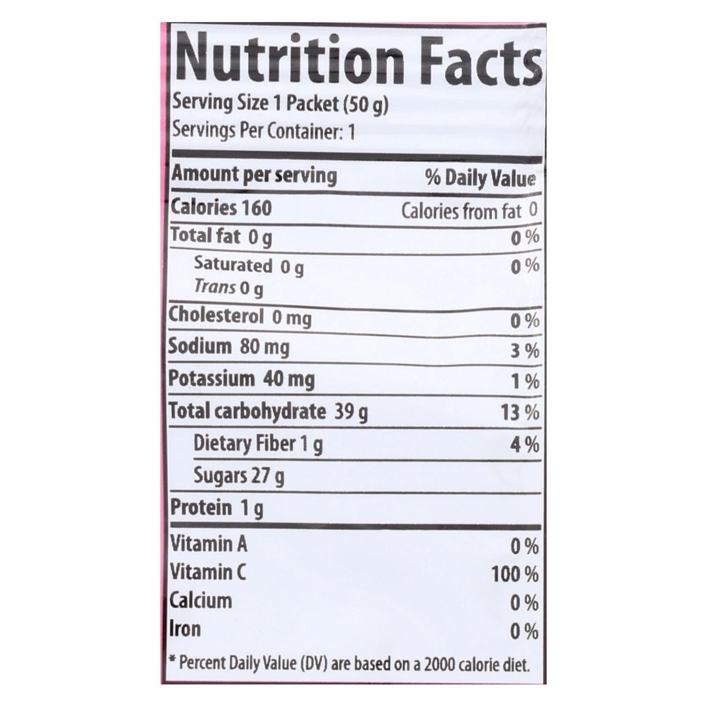 Honey Stinger Pink Lemonade Energy Chews, 12-Count Box, 1.8 oz. Packs