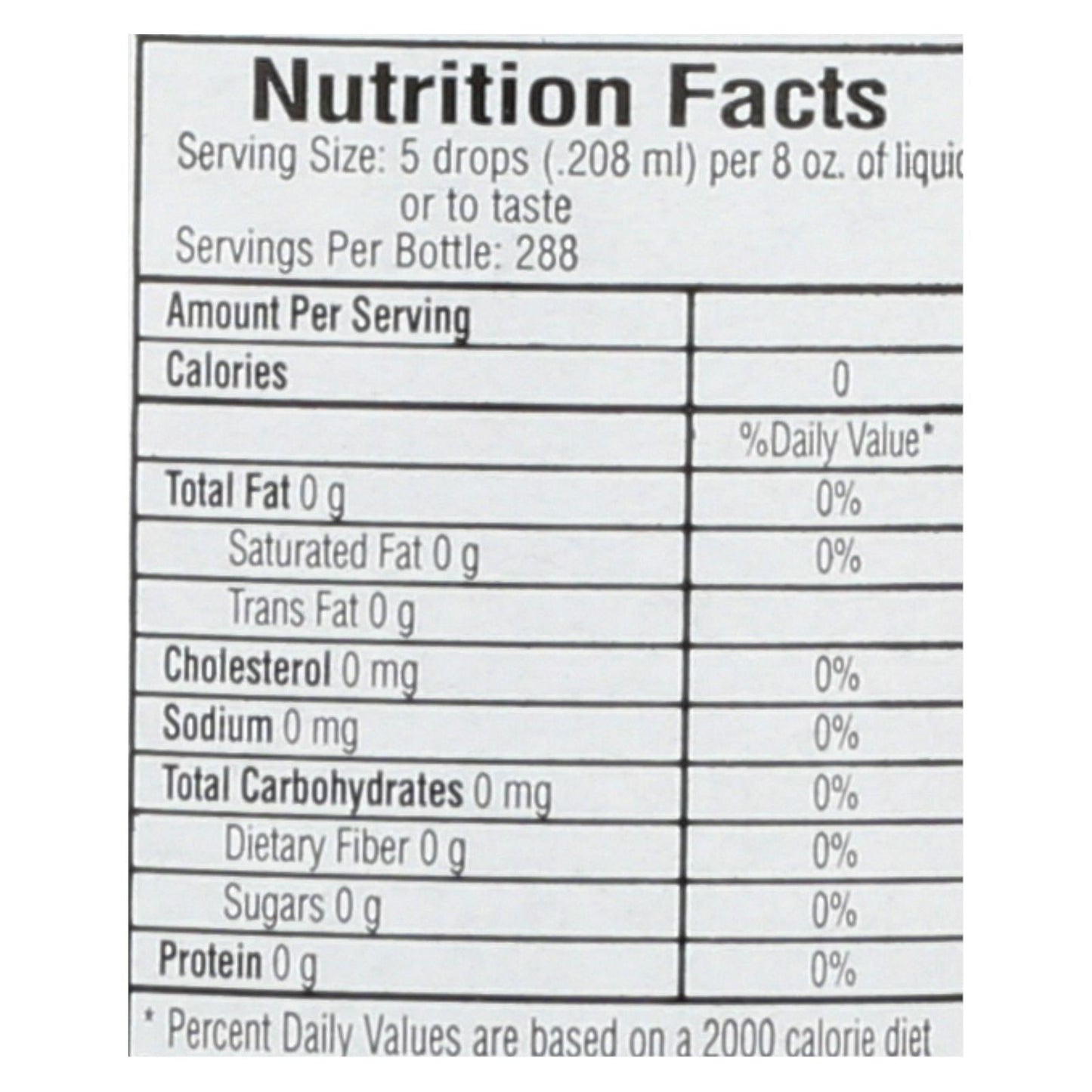 Sweet Leaf Sweet Drops Sweetener Vanilla Crème - 2 Fl Oz