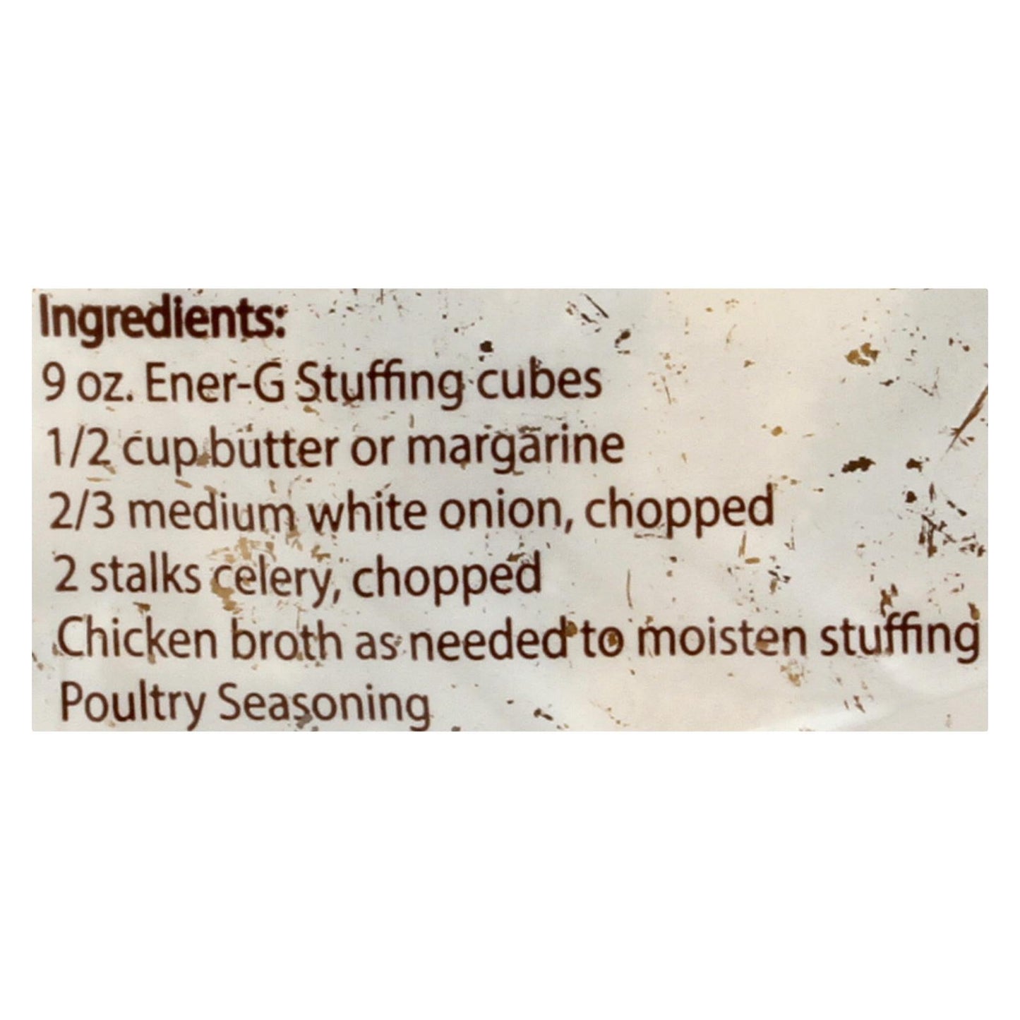 Ener-G Foods Traditional Stuffing - 6 - 9 Oz. Bags