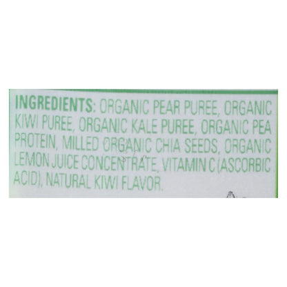 Happy Tot Organic Fiber & Protein Toddler Food, Stage 4 - Pear, Kiwi, & Kale - 4 Oz. (16-Pack)
