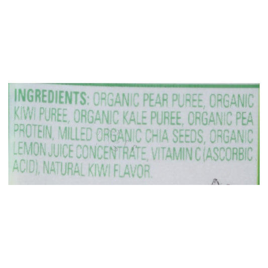 Happy Tot Organic Fiber & Protein Toddler Food, Stage 4 - Pear, Kiwi, & Kale - 4 Oz. (16-Pack)