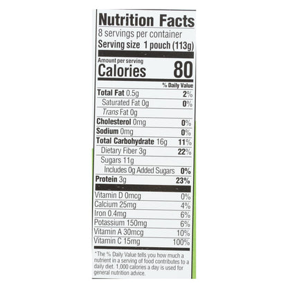 Happy Tot Organic Fiber & Protein Toddler Food, Stage 4 - Pear, Kiwi, & Kale - 4 Oz. (16-Pack)