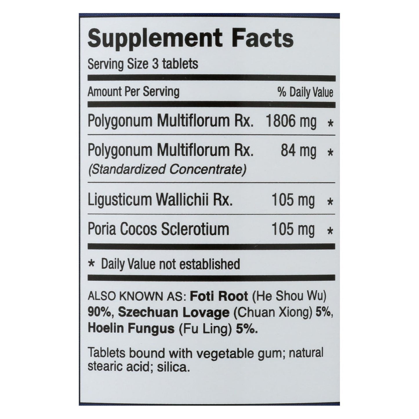 Dr. Shen's Shou Wu Youthful Hair Formula (200 Tablets - 700 mg)