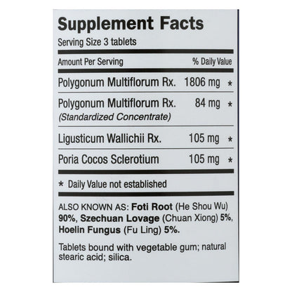 Dr. Shen's Shou Wu Youthful Hair Formula (200 Tablets - 700 mg)