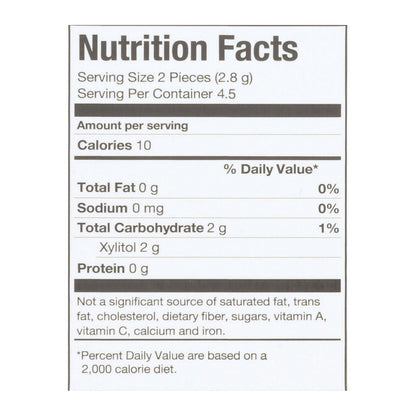 Pur Gum Cinnamon Aspartame Free, 9 Pieces x 12.6g (Case of 12)