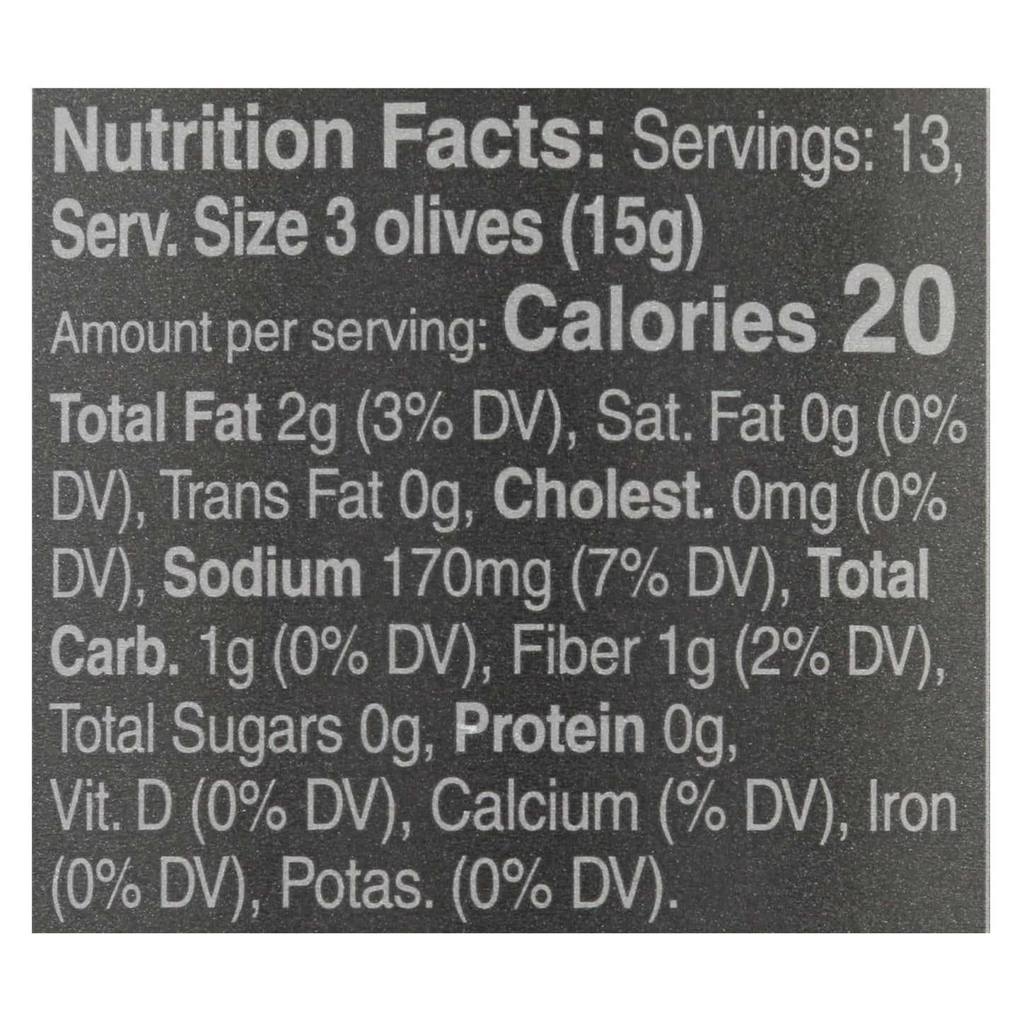 Mina Green Olives, Pack of 6, 12.5 Oz. Jars