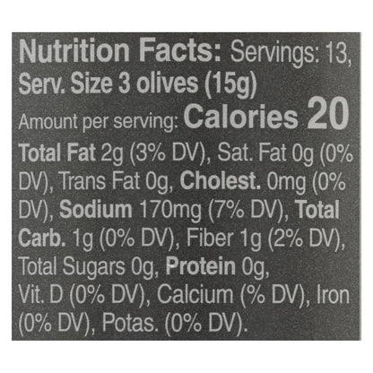Mina Green Olives, Pack of 6, 12.5 Oz. Jars