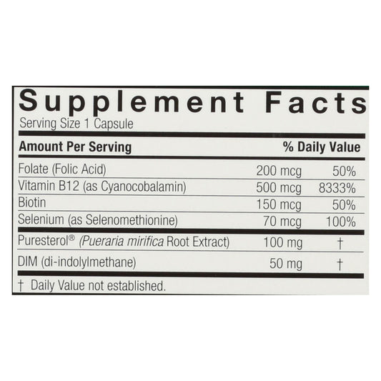 Nature's Answer Pueraria Mirifica Hormonal Support for Women - 60 Vegetarian Capsules