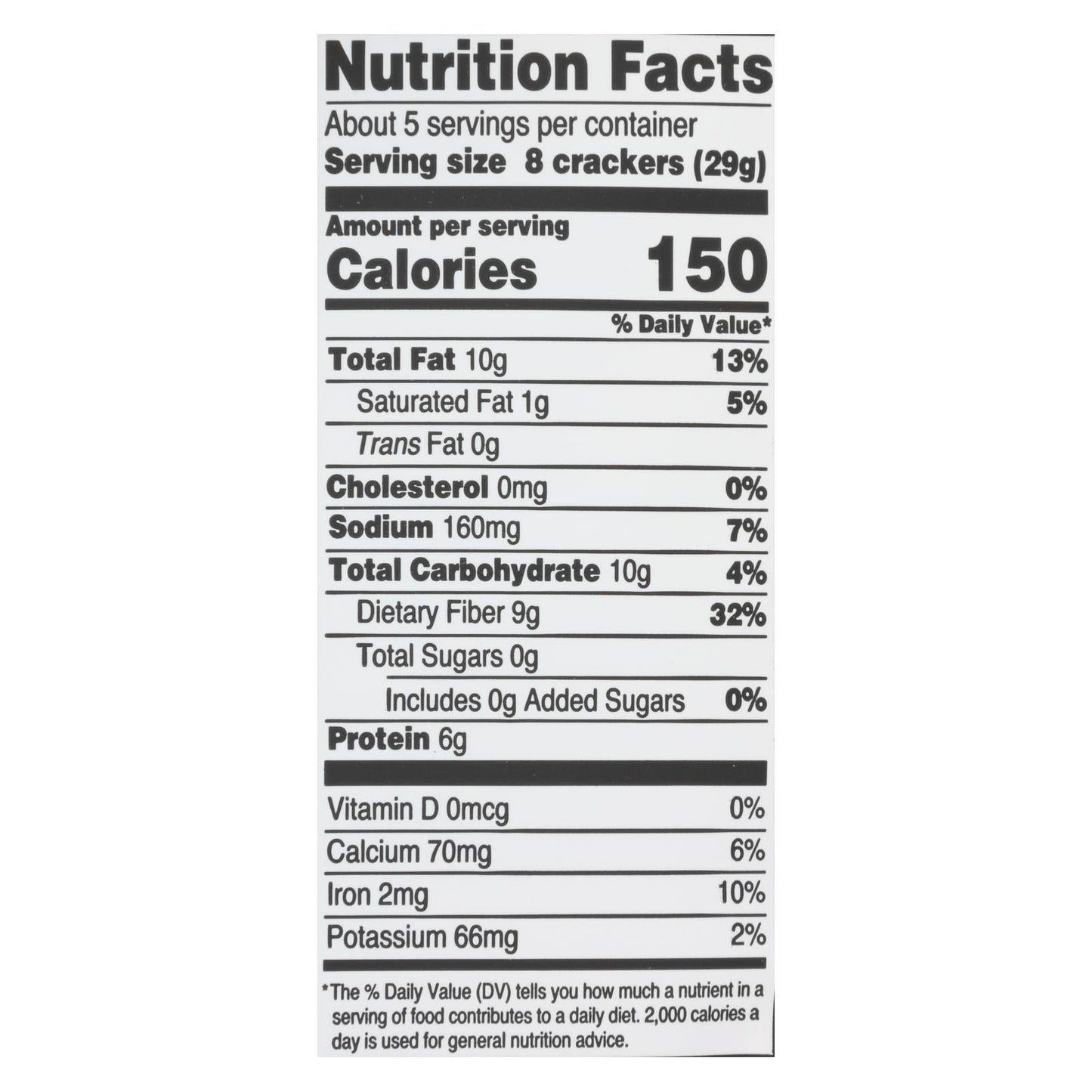 Doctor In The Kitchen Organic Rosemary Flax Seed Crackers, 6 x 5 Oz.