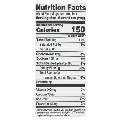 Doctor In The Kitchen Organic Rosemary Flax Seed Crackers, 6 x 5 Oz.