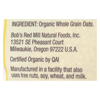 Bob's Red Mill Organic Steel Cut Oatmeal, 24oz Bag (Pack of 4)