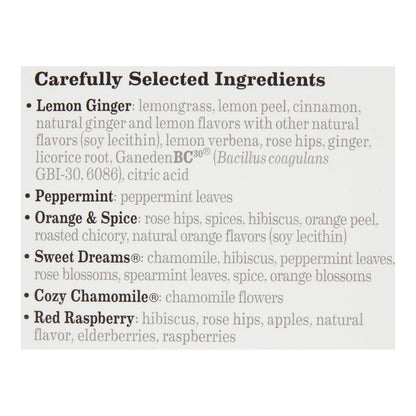 Bigelow Assorted Herb Tea Variety Pack, 18 Bags, Case of 6
