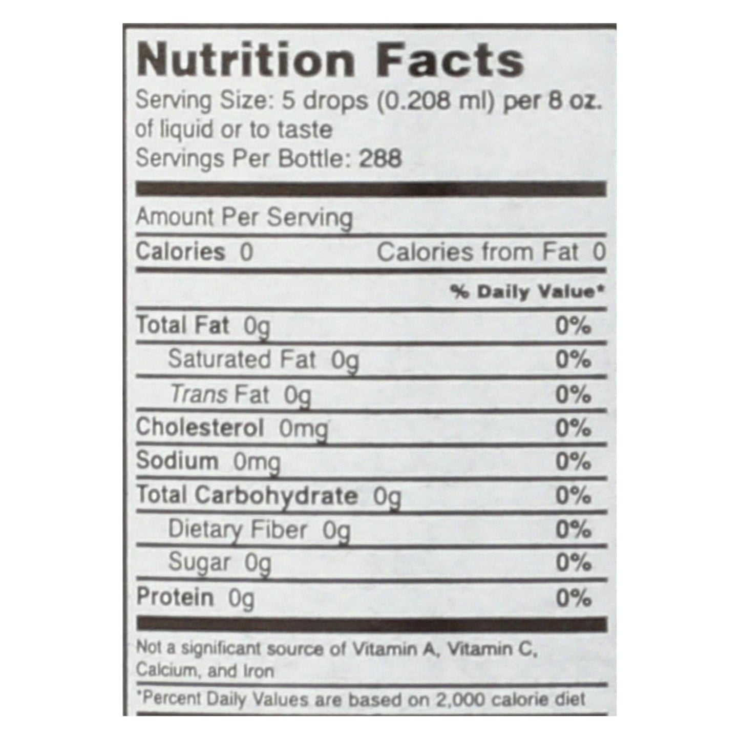 Sweet Leaf Chocolate Raspberry Liquid Stevia - 2 Fl Oz