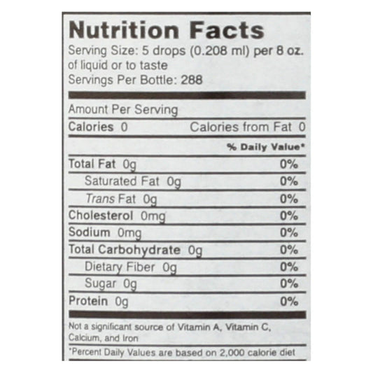 Sweet Leaf Chocolate Raspberry Liquid Stevia - 2 Fl Oz