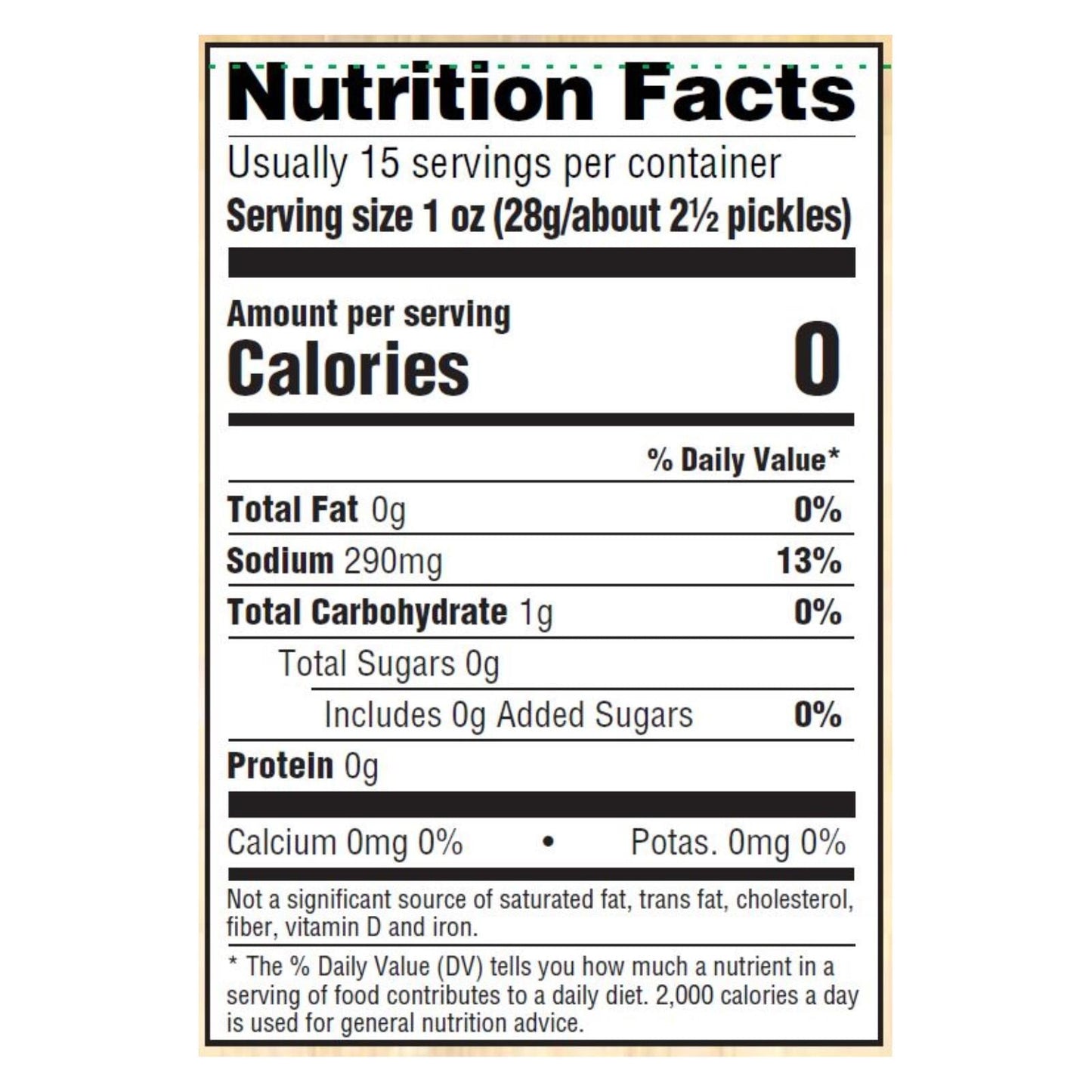 Woodstock Organic Kosher Baby Dill Pickles (Pack of 6 - 24 oz.)