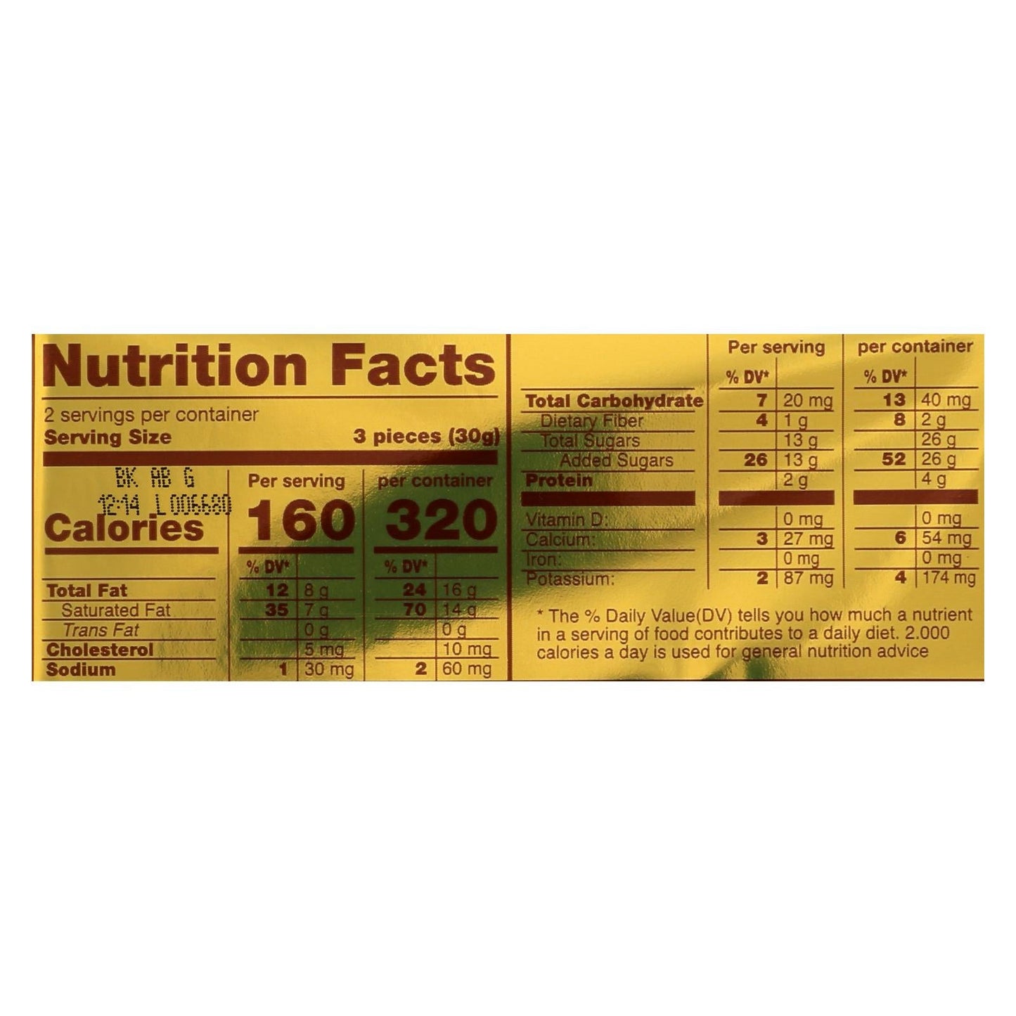 Ruger Chocolate Wafer, Case of 12 (2.125 oz Each)
