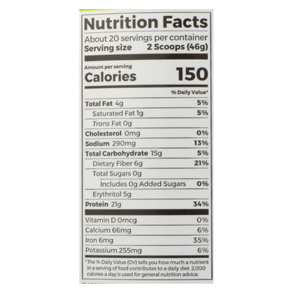 Orgain Organic Plant-Based Protein Powder, Creamy Chocolate Fudge, 2.03 Lbs