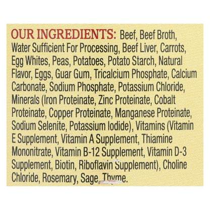 Wellness Pet Products Dog Food - Beef With Carrot And Potato (Pack of 12) - 12.5 Oz.