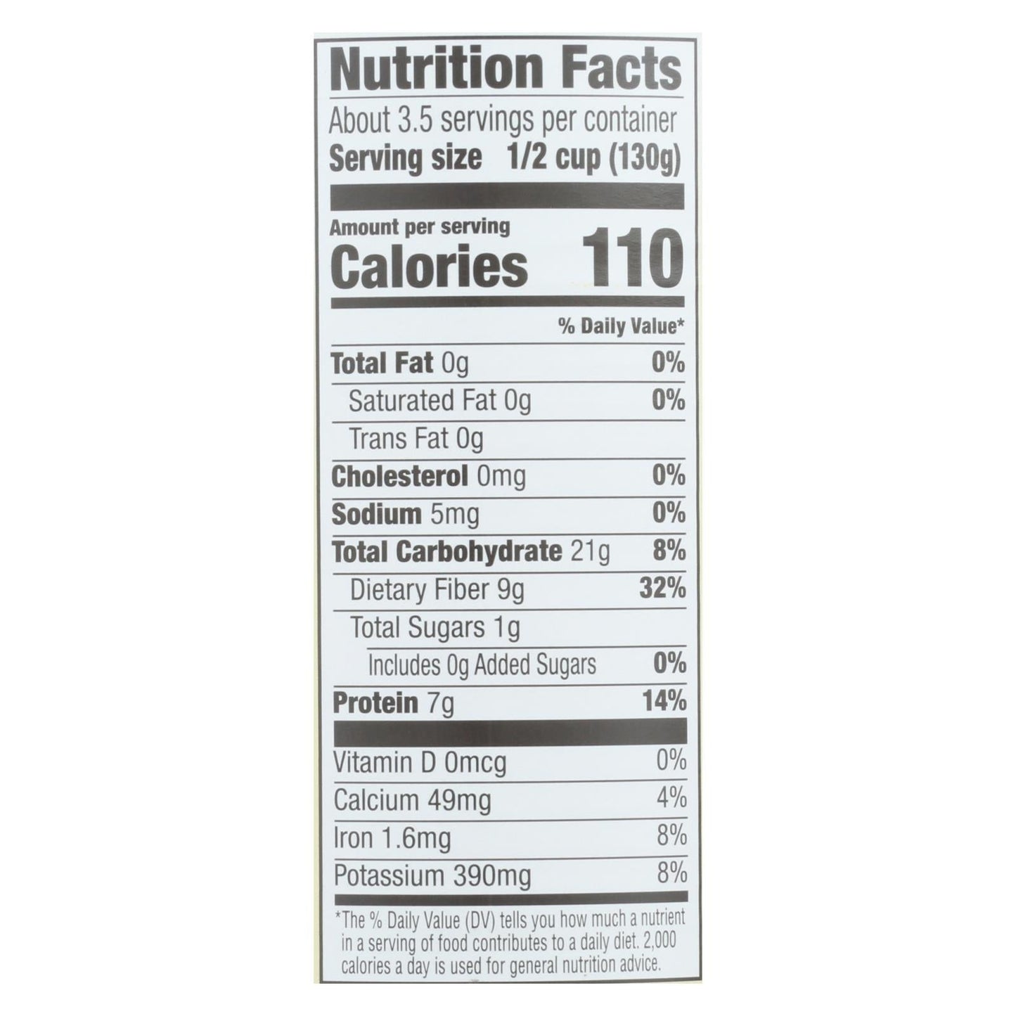 Kuner No Salt Added Black Beans, Case of 12 - 15 Oz. Cans